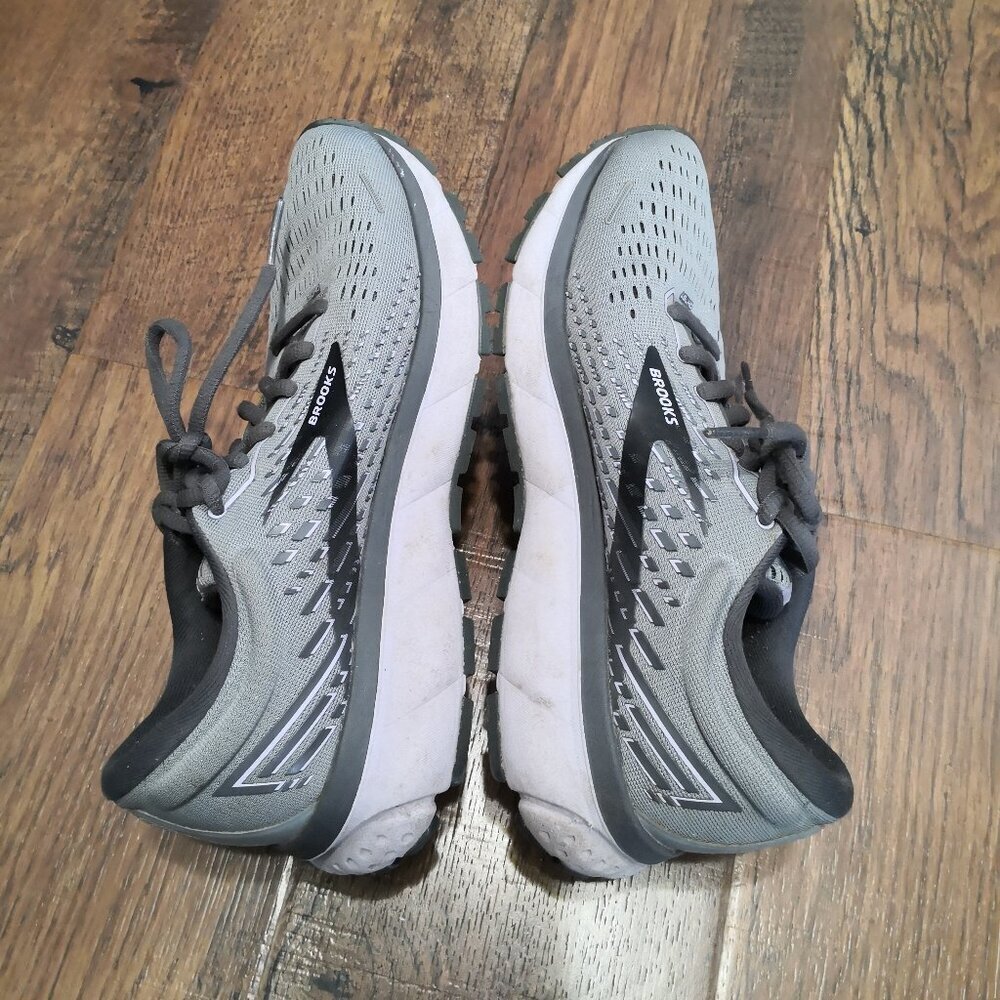 Brooks Women's Ghost 13 Neutral Running Shoe Gray/Black Size 7.5 - Picture 6 of 7